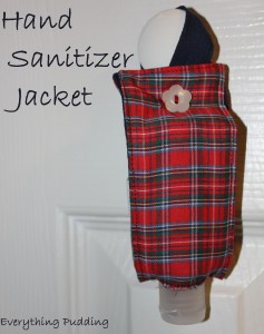 Hand Sanitizer Jacket-Dress this necessity in it's very own pretty jacket Find out more from Everything Pudding