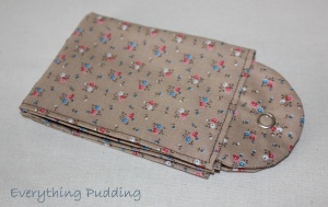 Hot Chocolate Wallet-A Free Tutorial from Everything Pudding, Use up your fabric scraps with this easy wallet that holds four hot chocolate mix packets and is perfect for travel or a camping trip